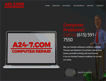 Tablet Screenshot of a24-7.com